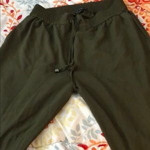 Green dressy pants